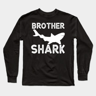 Brother Shark, Daddy Shark, Mommy Shark, Mama Shark, Grandpa Shark, Grandma Shark Long Sleeve T-Shirt